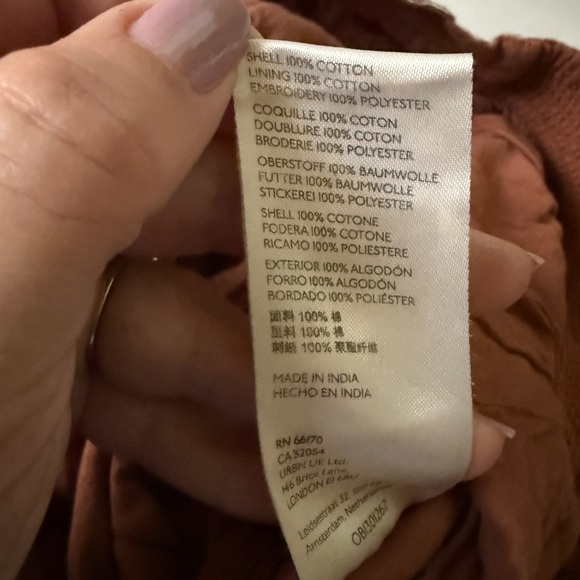 Anthropologie Wide Leg Jumpsuit Playsuit Embroidered Beachy Boho Women’s Small - Picture 14 of 15